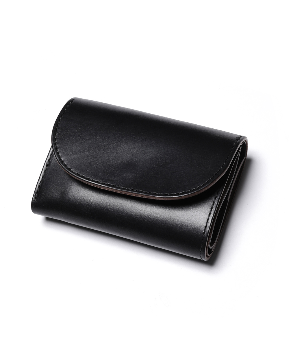 <br><br><br>HORWEEN CHROMEXCEL LEATHER<br>COMPACT WALLET<br> 牛革 日本製  財布