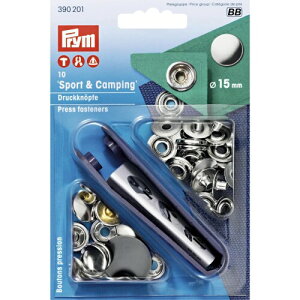 �v����(Prym) �X�i�b�v�{�^�� Sport & Camping �L�b�g�t [�t�@�C]15mm 10�g�� �j�b�P�� 390201