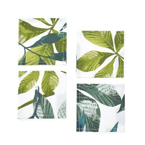 �X�^�C���f�R�[��(STYLE Decor) �R�[�X�^�[ ��100% ������� �z 4���Z�b�g �􂦂� �k�� �O���[�� �{�^�j�J�� ���[�t�� W3000800