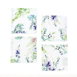 �X�^�C���f�R�[��(STYLE Decor) �R�[�X�^�[ ��100% ������� �z 4���Z�b�g �􂦂� �k�� �ԕ� �{�^�j�J�� �u���[ W3000700