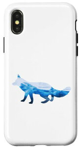 iPhone X/XS Arctic Fox & Iceberg �_�u���G�N�X�|�[�W���[ �X�}�z�P�[�X