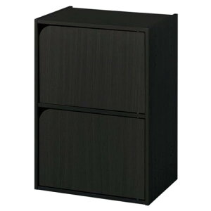 �j�g��(NITORI) �J���[�{�b�N�X �A���ł��� N�J���{ ���t�� 2�i ��41.9×���s29.8×����59cm �u���b�N 8842237