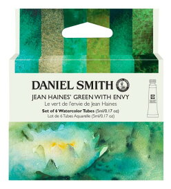 ダニエルスミス(Daniel Smith) 透明水彩絵具 エキストラファイン ジーン・ヘインズ グリーンウィズ エンビ- 6色セット 5ml(2号) 285610346