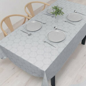 �X�^�C���f�R�[��(STYLE Decor) �e�[�u���N���X ��100% ������� �����` �k�� 142×210cm �X�^���_�[�h �O���[ ���ԕ� W4701620