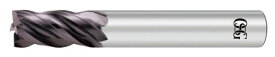 オーエスジー 4枚刃超硬スクエアエンドミルショート形強力重切削型不等リード 外径20mm 全長105mm 刃長40mm シャンク径20mm NEO-PHS 20(8529400)