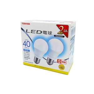 ����(TOSHIBA) LED�d�� 40W���� �L�z�� �����F E26���� 2P �����Ή� LDA4D-G/K40V1RP