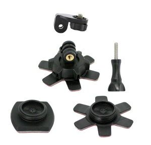 REC-MOUNTS ��]���S���}�E���g �^�C�v2 Rotary Self-adhesive mount(�ڒ����J�[�u + �ڒ����t���b�g�}�E���g) for RICOH(���R�[)�A�N�V�����J���� WG-M1 WG-M2 �Ή� (RC-51T2CN)