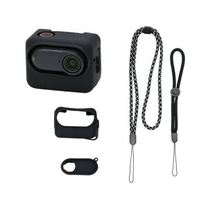 �G�c�~ �A�N�V�����J�����P�[�X insta360 GO3S / GO3 �Ή� �V���R���J�o�[ �V���R���P�[�X �E�F�A���u���J���� �\�t�g �y�� �R���p�N�g �n���h�X�g���b�v �l�b�N�X�g���b�v �t �u���b�N VE-2557