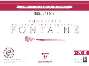 �N���[���t�H���e�[�k ���ʎ� ���� 23×31(20����) �u���b�N ��p�� ������ 300g Clairefontaine cf975500