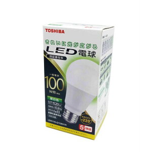 ����(TOSHIBA) LED�d�� 100W���� �S���� �����F E26���� 1P �����Ή� LDA11N-G/100V1R