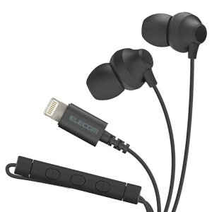 �G���R�� �C���z�� Lightning ���C�g�j���O iPhone 10mm�h���C�o Fast Music F12C�V���[�Y �}�C�N�t�� �u���b�N EHP-LF12CMXBK