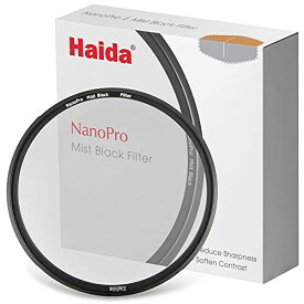 Haida ナノプロ ミストブラック フィルター 1/8 (軟調）62mm HD4652-62 6972288553476 コントラストを押さえソフト描写に 自然な効果の1/8 撥水 防汚 ソフト