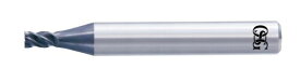 オーエスジー DUARISEコート超硬防振型エンドミルスタブ形 外径3.5mm 全長45mm 刃長5.3mm シャンク径6mm AE-VMSS 3.5(8556435)