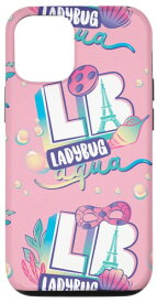 iPhone 14 Miraculous Ladybug Aqua Summer Pink スマホケース