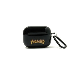 �X���b�V���[(THRASHER) FLAME MAGZINE Logo AirPods Pro 2 AirPods Pro Case �u���b�N APPr2-TS-01