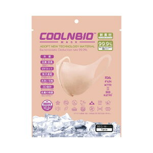 COOLNBIO MASK �ڐG�⊴�}�X�N BEIGE M�T�C�Y 1����×2�܃Z�b�g �ėp�}�X�N �����ɂ��Ȃ�Ȃ� �Ђ��� ���� �R�ہE�h�L