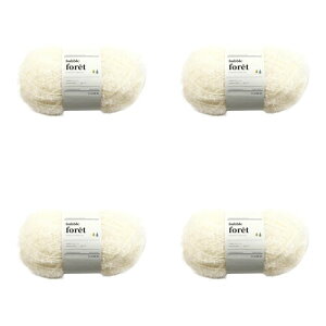 Knit Wit �؍��G�R���킵�ю� bubble foret-�o�u���t�H��- 90g×���F4�ʓ� �N���[���o�j��(Cream Vanilla) KNW-BFP48