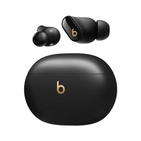 Beats Studio Buds +| ワイヤレスノイズキャンセリングイヤフォン - AppleデバイスとAndroidデバイスで互換性が向上、内蔵マイク、耐汗仕様Bluetoothイヤフォン、空間オーディオ - ブラック/ゴール