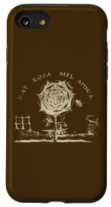 Rosicrucian �G���u���� Dat Rosa Mel Apibus Hermetic �X�}�z�P�[�X iPhone SE (2020) / 7 / 8 �p