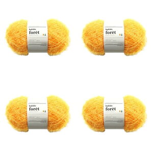 Knit Wit �؍��G�R���킵�ю� bubble foret-�o�u���t�H��- 90g×���F4�ʓ� �n�j�J��(Honeycomb) KNW-BFP38