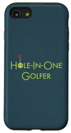 iPhone SE (2020) / 7 / 8 ホールインワンゴルファー グラフィックデザイン ホールインワンゴルフ記念品 Hole In One Golfer スマホケース