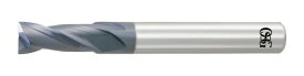 オーエスジー WXLコート2枚刃超硬スクエアエンドミル2D刃長タイプ 外径13.3mm 全長85mm 刃長26.6mm シャンク径12mm WXL-2D-DE 13.3(3182133)