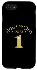 iPhone SE (2020) / 7 / 8 ゴルファーゴルフプレーヤーのためのホールインワン2023ゴルフデザイン Hole In One 2023 スマホケース