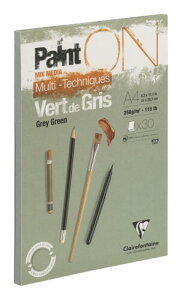 �N���[���t�H���e�[�k �y�C���g�I��A4 �p�b�h �O���[�O���[�� 30�� 250g/m2 �~�b�N�X���f�B�A�y�[�p�[ PEFC�F�؎擾 �A�V�b�h�t���[ ISO9706� ���� ���� �p�X�e�� �A�N���� �C���N ���M Clai