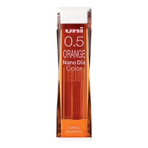 三菱鉛筆 消せるカラー芯 期間限定の激安セール 上品 ナノダイヤカラー 0.5 オレンジ 10個 U05202NDC.4