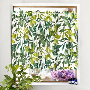 �X�^�C���f�R�[��(STYLE Decor) �J�t�F�J�[�e�� ���~�l�[�g �����p ������� �ډB�� 70cm�� × ��140cm �����C �O���[�� �{�^�j�J�� ���[�t�� W4000830