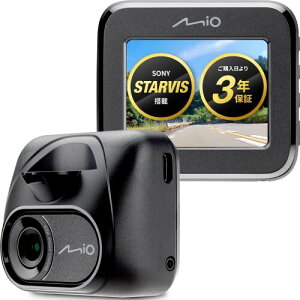 Mio(�~�I) �h���C�u���R�[�_�[ �O�J���� ���ԊĎ�(�ʔ�) SONY��STARVIS���� WDR�摜�␳ SuperMP4���b�ۑ� FullHD200����f �Ռ��^�� GPS���� 32GB�J�[�h�t�� �Z�K�F�؍ς� ���{���� 3�N�ۏ� DR30 (�o
