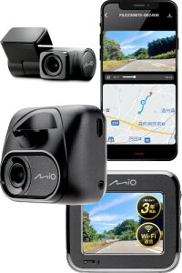 Mio(�~�I) �h���C�u���R�[�_�[ �O��J���� ���ԊĎ�(�ʔ�) SONY��STARVIS���� Wi-Fi�A�v���A�� WDR�摜�␳ SuperMP4���b�ۑ� FullHD200����f �Ռ��^�� GPS���� 32GB�J�[�h�t�� �Z�K�F�؍ς� ���{���