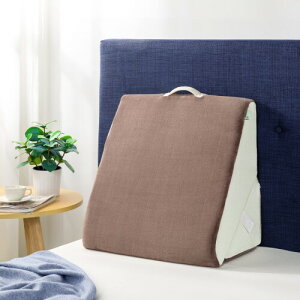ZINUS ���@�\ �E�F�b�W�s���[ �� Wedge Pillow �d�� �u���E�� 56 × 30 × 56cm EPIWD-01