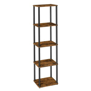 VASAGLE 5�i �I�[�v�����b�N�R�[�i�[���b�N �{�I ��������׌^ ��38×���s23.8×����139cm�H��s�v �ȒP�g�� ���r���O���[ �ȃX�y�[�X LLS135K01