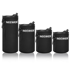NEEWER �J���������Y�|�[�` �����Y�P�[�X 4�_�Z�b�g S/M/L/XL�T�C�Y �l�I�v������ �����ی�o�b�O �В��f�U�C�� �R���p�`�u�� Olympus�Ȃǂ�DSLR�J���������Y