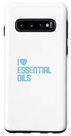Galaxy S10 I Love Essential Oils アロマテラピー スマホケース