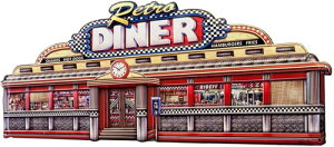 �m�H���f�� �n�A���e�B�[�N�G���{�X�v���[�g (Retro DINER) Retro DINER �� W45 x D1 x H20 cm HLHT33108D
