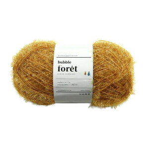 Knit Wit �؍��G�R���킵�ю� bubble foret-�o�u���t�H��- 90g 1�� �S�[���h�u���E�� KNW-BFB59