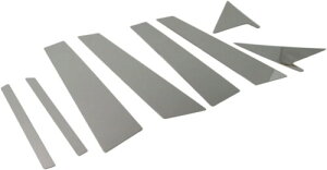 BRIGHTZ E�N���X W212 �����ʃX�e�����X���b�L�s���[�p�l�� �o�C�U�[���p 8PC W 212 �Z�_�� E 220 E250 E300 E350 E400 E550 E63