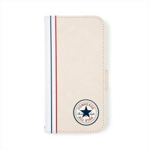 �R���o�[�X(CONVERSE) Uncle Patch&Stripes Book Type Case �z���C�g iPhone 13 Pro iP13p-CV13 �蒠�^