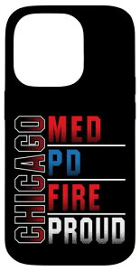 �V�J�S���b�h �V�J�SPD Chicgo Fire Dept Chicago Proud �X�}�z�P�[�X iPhone 14 Pro �p