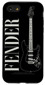 Fender Retro Vintage Americana Stratocaster Guitar Logo �X�}�z�P�[�X iPhone SE (2020) / 7 / 8 �p