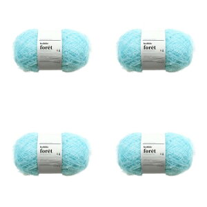 Knit Wit �؍��G�R���킵�ю� bubble foret-�o�u���t�H��- 90g×���F4�ʓ� �~���N�\�[�_(Milk Soda) KNW-BFP16