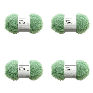 Knit Wit �؍��G�R���킵�ю� bubble foret-�o�u���t�H��- 90g×���F4�ʓ� �Z���h��(Celadon) KNW-BFP14