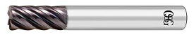 オーエスジー 6枚刃超硬ラジアスエンドミルショート形不等リード 外径8mm 全長60mm 刃長16mm シャンク径8mm NEO-CR-EMS 8×R0.3(8519682)