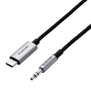 �G���R�� USB Type-C - 3.5mm �ϊ��P�[�u�� �I�[�f�B�I�ϊ� �n�C���]�Ή� DAC���� ���ϋv AUX �����ϊ� �J�[�I�[�f�B�I �i�C�������b�V�� 1m �u���b�N MPA-C35ECAN10BK