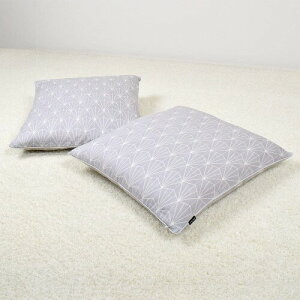 �X�^�C���f�R�[��(STYLE Decor) ���z�c�J�o�[ 55×59 2���Z�b�g ���唻 ������� ��100% �k�� �O���[ �V���v�� ���C�� W3401200