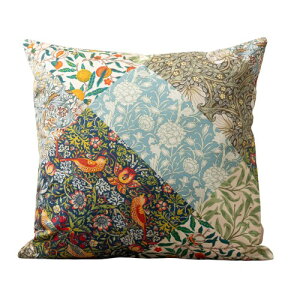 Jubilee �N�b�V�����J�o�[ �T�e���R�b�g�� �E�B���A�������X�� Patchwork 45x45cm ���ʃv�����g �W�b�p�[�t��