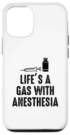iPhone 15 Life's Gas Anesthesia CRNA - おもしろナース麻酔医 スマホケース