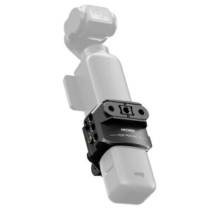 NEEWER �A�N�V�����J�����P�[�W Pocket 3�p �A���~�� �W���o���J�����r�f�I���O �r�f�I�P�[�W �ی�P�[�X 1/4"�l�W/�A�N�V�����J�����A�_�v�^�[�t�� �R���p�`�u�� Osmo Pocket 3 Creator Combo �g��